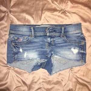 Hollister medium wash Jean Shorts